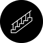 Hoitotasot, portaikot, kaiteet